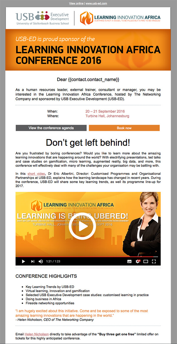 LIA Email Newsletter